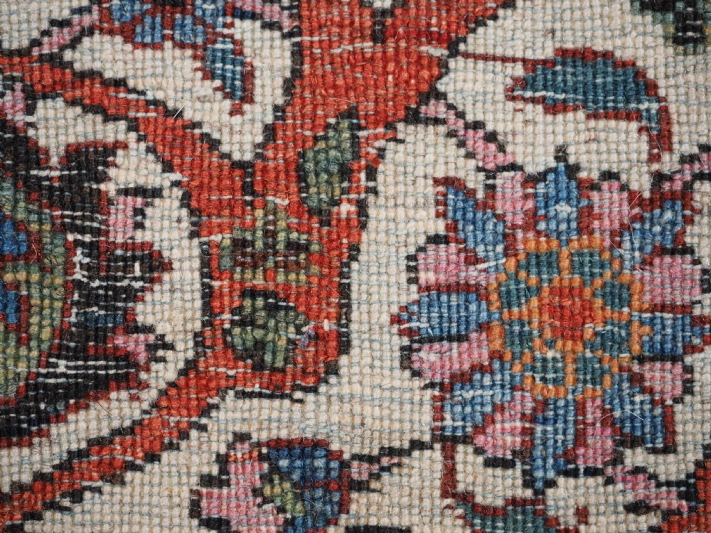 ANTIQUE TABRIZ RUG WITH SCARCE CAUCASIAN SEICHUR DESIGN, CIRCA 1900. View XVII