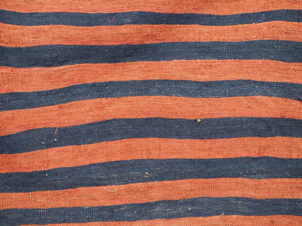 ANTIQUE SHAHSAVAN SADDLE BAG FACE IN SOUMAK TECHNIQUE, COMPLETE WITH BACK (b), CIRCA 1880. View VII
