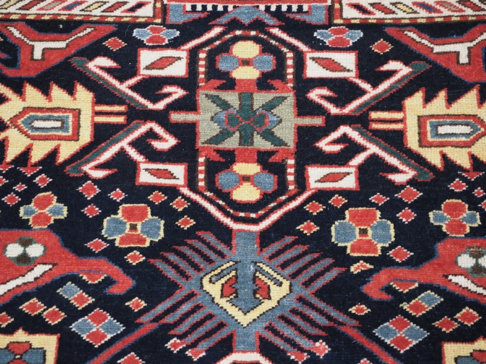 VINTAGE CAUCASIAN PRAYER RUG, KUBA DESIGN, CIRCA 1930. View IX