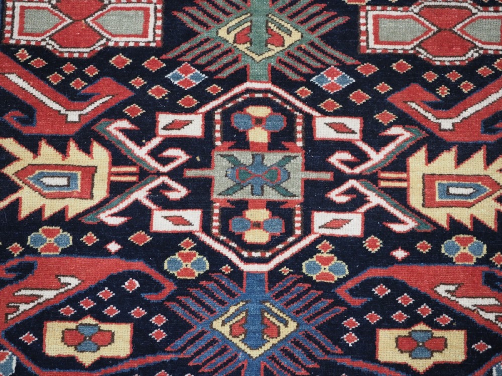 VINTAGE CAUCASIAN PRAYER RUG, KUBA DESIGN, CIRCA 1930. View X