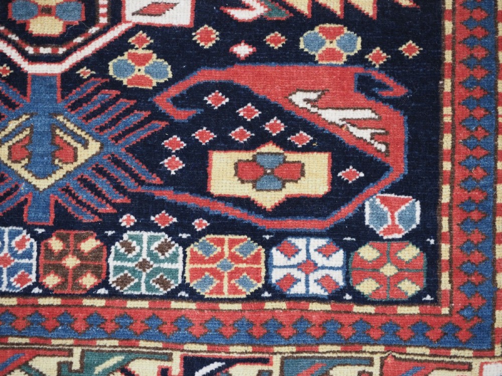 VINTAGE CAUCASIAN PRAYER RUG, KUBA DESIGN, CIRCA 1930. View XI