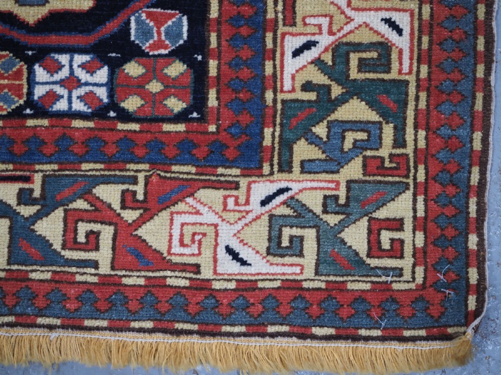 VINTAGE CAUCASIAN PRAYER RUG, KUBA DESIGN, CIRCA 1930. View XII