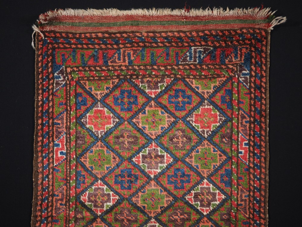 ANTIQUE SISTAN BALUCH PUSHTI BAG FACE, CIRCA 1920. View II