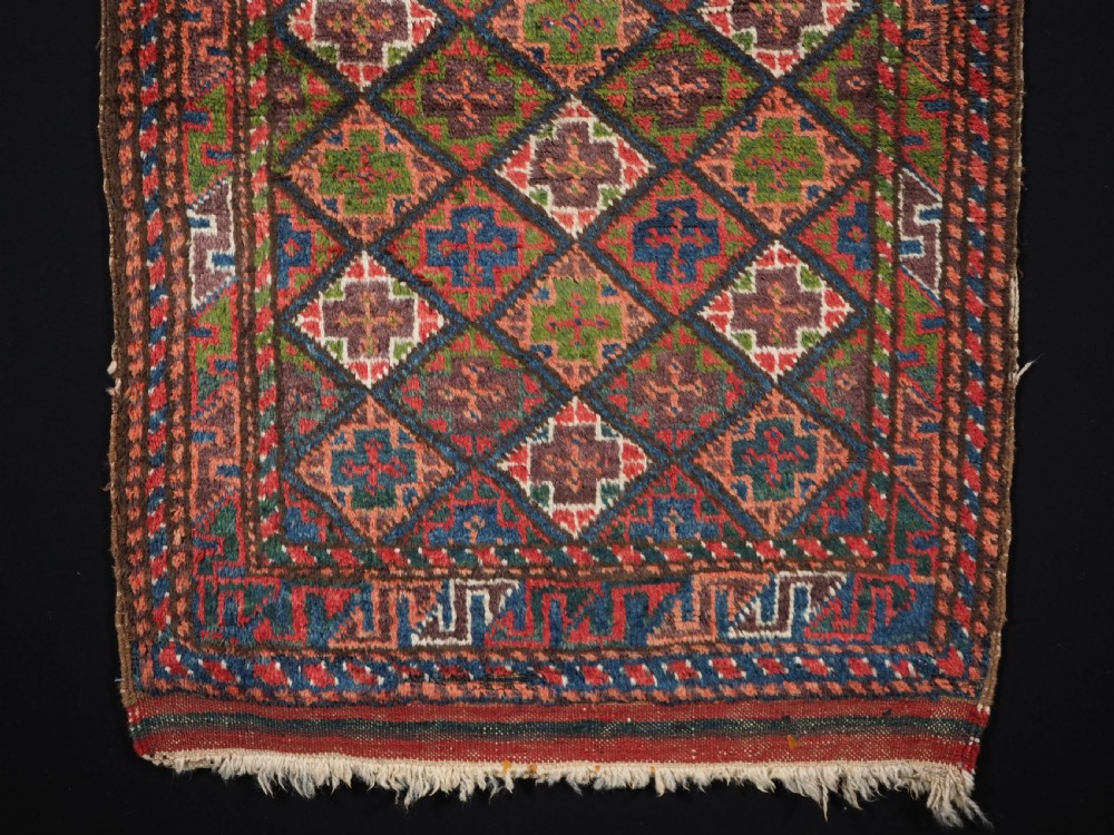 ANTIQUE SISTAN BALUCH PUSHTI BAG FACE, CIRCA 1920. View IV