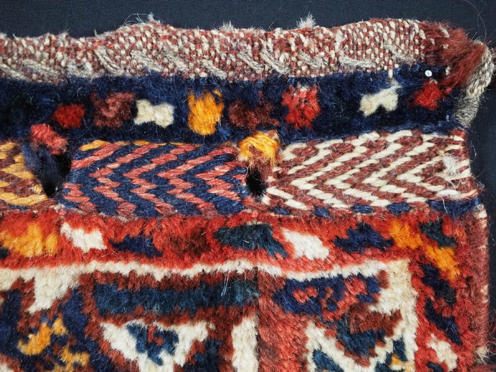 ANTIQUE QASHQAI SADDLE BAG FACE, SHIRAZ REGION, CIRCA 1920. View VII