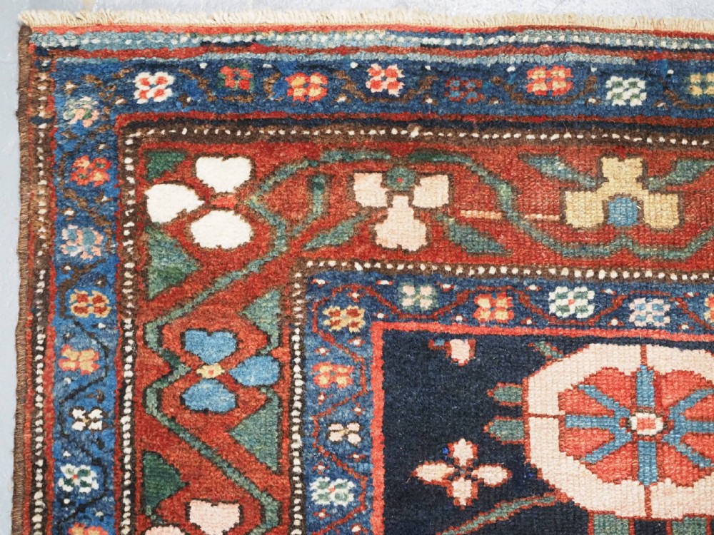ANTIQUE NARROW RUNNER WITH MINA KHANI DESIGN, HAMADAN REGION, CIRCA 1900. View VII