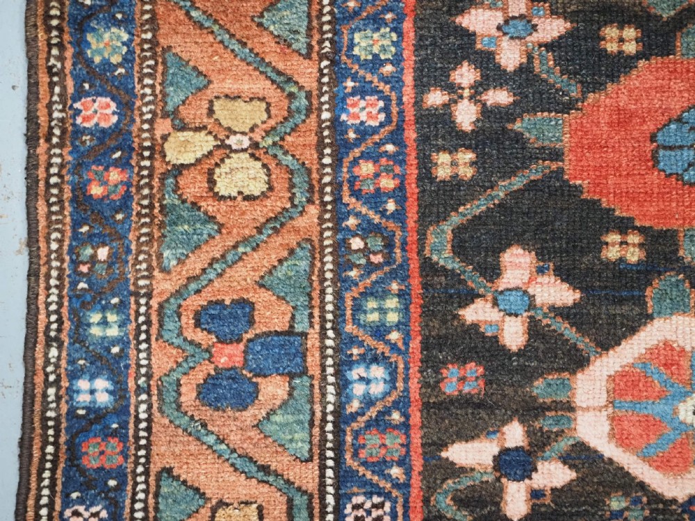 ANTIQUE NARROW RUNNER WITH MINA KHANI DESIGN, HAMADAN REGION, CIRCA 1900. View VIII