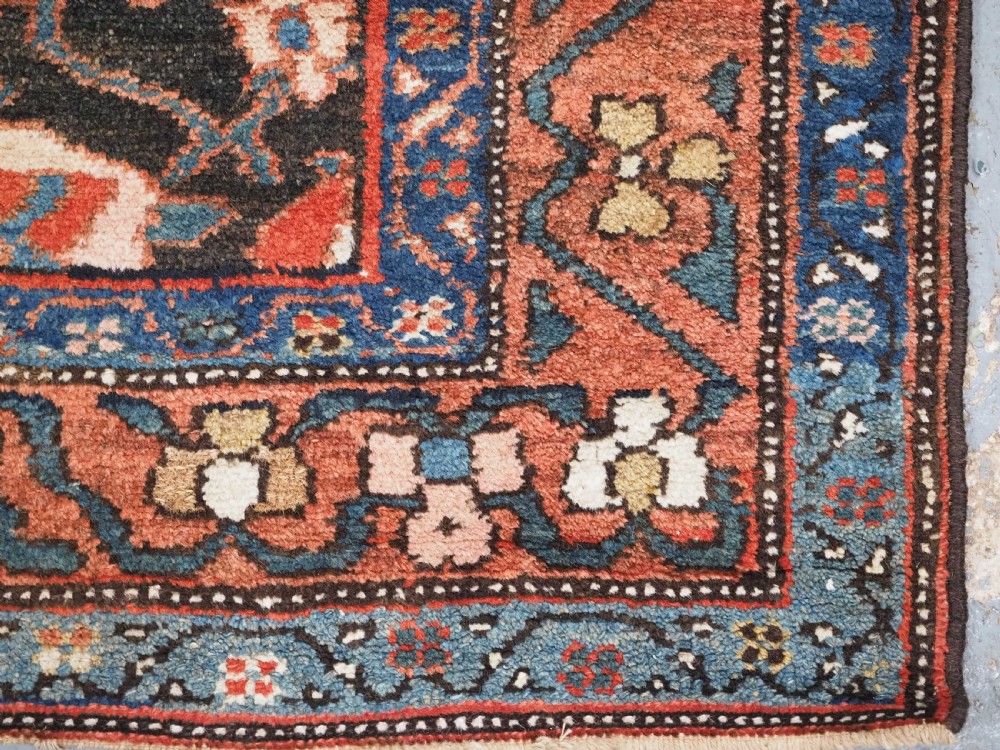 ANTIQUE NARROW RUNNER WITH MINA KHANI DESIGN, HAMADAN REGION, CIRCA 1900. View XIII