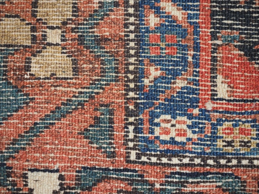 ANTIQUE NARROW RUNNER WITH MINA KHANI DESIGN, HAMADAN REGION, CIRCA 1900. View XIV