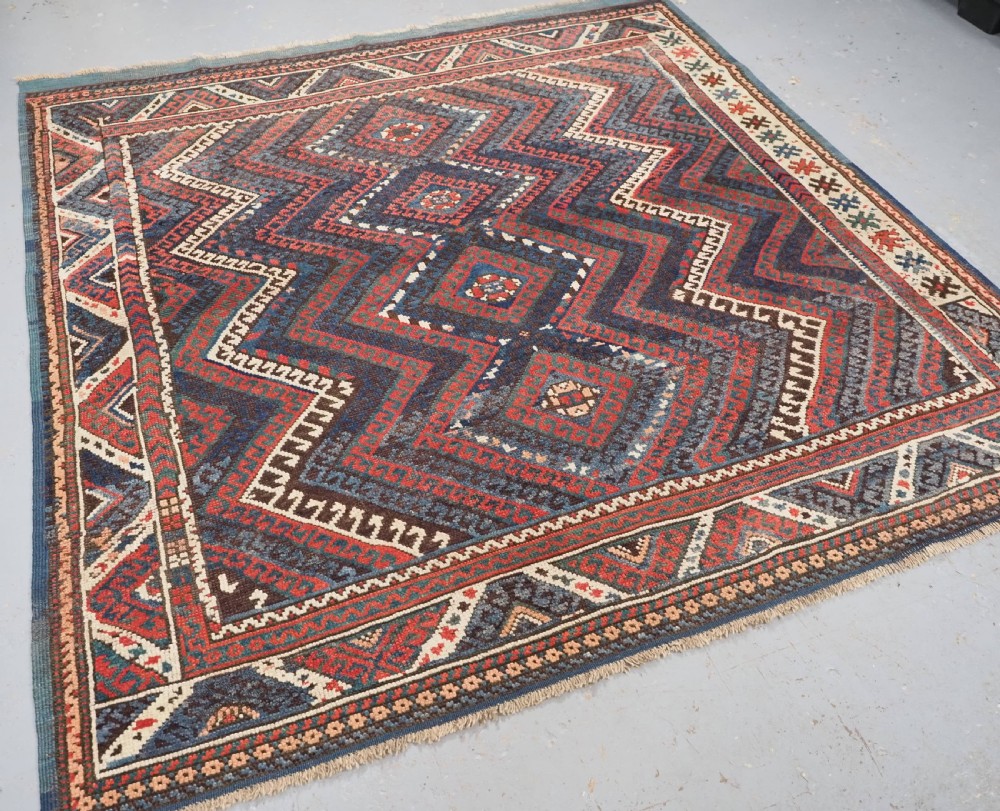 ANTIQUE TURKISH BERGAMA REGION KARAKECILI RUG, 2ND HALF 19TH CENTURY. View II