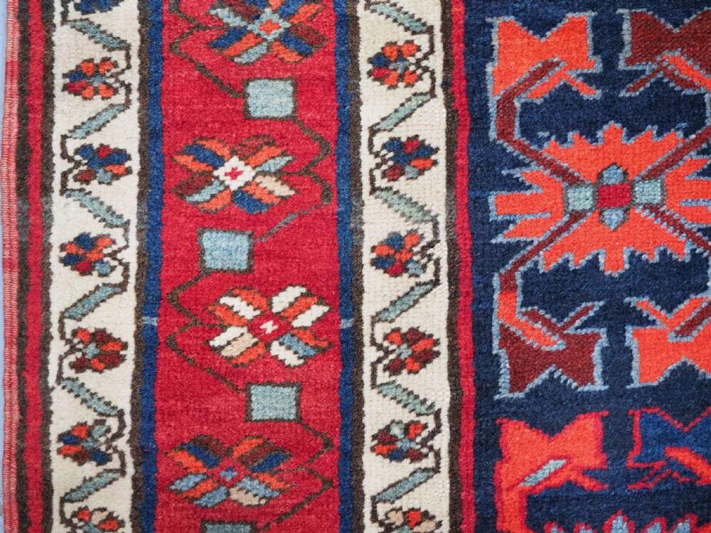 ANTIQUE CAUCASIAN KARABAGH LONG RUG / RUNNER WITH ALL OVER DESIGN, CIRCA 1920. View VIII