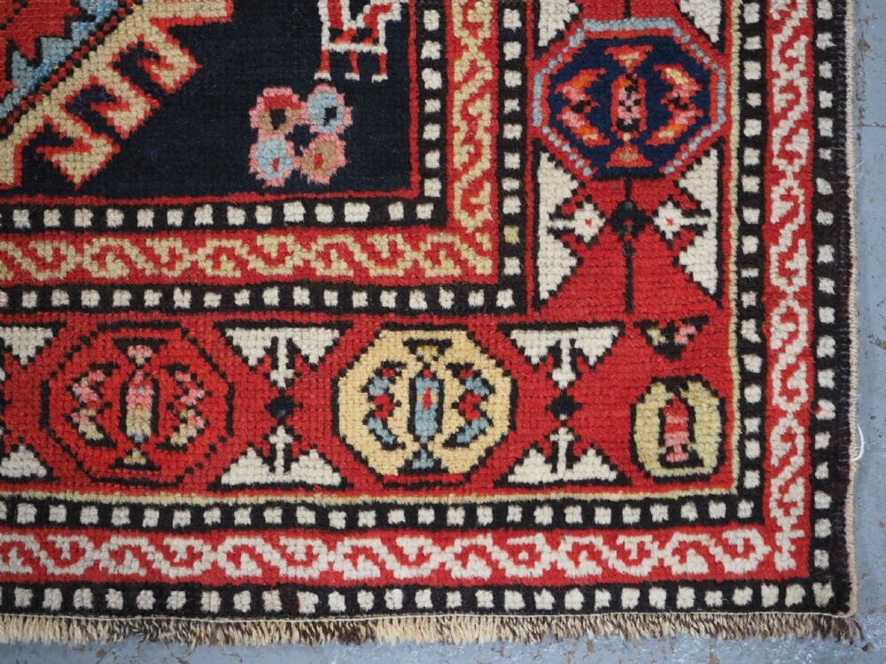 ANTIQUE CAUCASIAN CHAJLI LONG RUG, CLASSIC DESIGN, FINE WEAVE, CIRCA 1880. View XVI