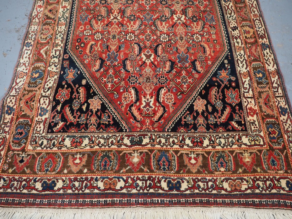 ANTIQUE KASHKULI QASHQAI TRIBAL RUG, OUTSTANDING COLOUR & CONDITION, CIRCA 1900. View V