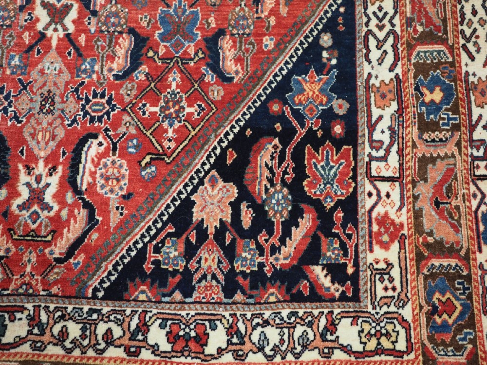ANTIQUE KASHKULI QASHQAI TRIBAL RUG, OUTSTANDING COLOUR & CONDITION, CIRCA 1900. View XIV