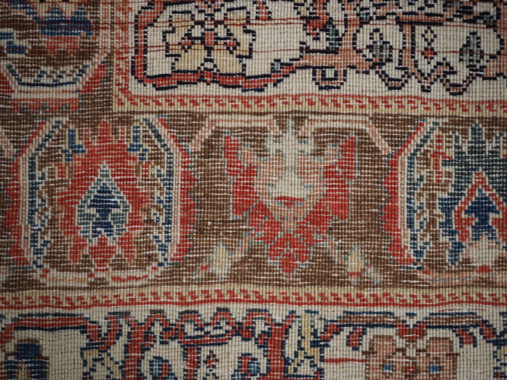 ANTIQUE KASHKULI QASHQAI TRIBAL RUG, OUTSTANDING COLOUR & CONDITION, CIRCA 1900. View XV