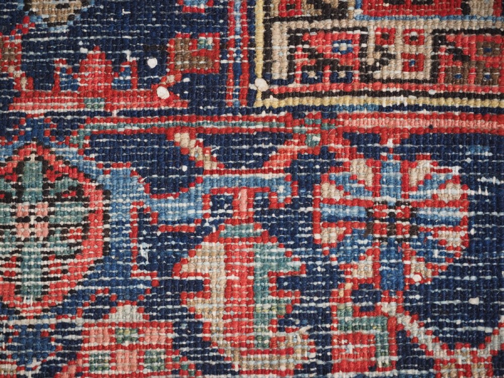 ANTIQUE HERIZ CARPET OF SMALL ROOM SIZE, SUPERB COLOUR, CIRCA 1900. View XVIII