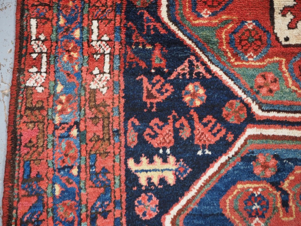 ANTIQUE KURDISH RUG OF OCTAGON DESIGN, SUPERB COLOUR & CONDITION, CIRCA 1900. View VII