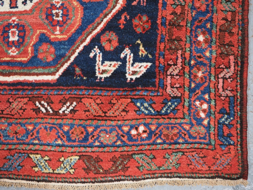 ANTIQUE KURDISH RUG OF OCTAGON DESIGN, SUPERB COLOUR & CONDITION, CIRCA 1900. View XII