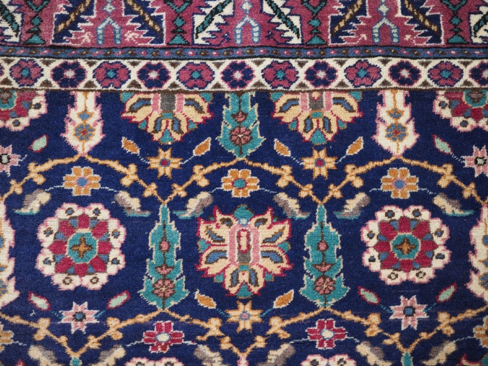 ANTIQUE TURKISH KAYSERI RUG WITH FLOWER AND SHRUB DESIGN, CIRCA 1920. View VIII