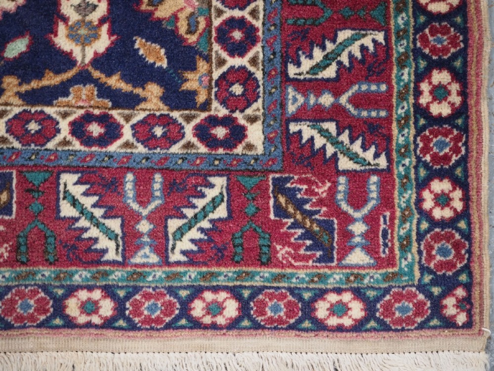 ANTIQUE TURKISH KAYSERI RUG WITH FLOWER AND SHRUB DESIGN, CIRCA 1920. View XII
