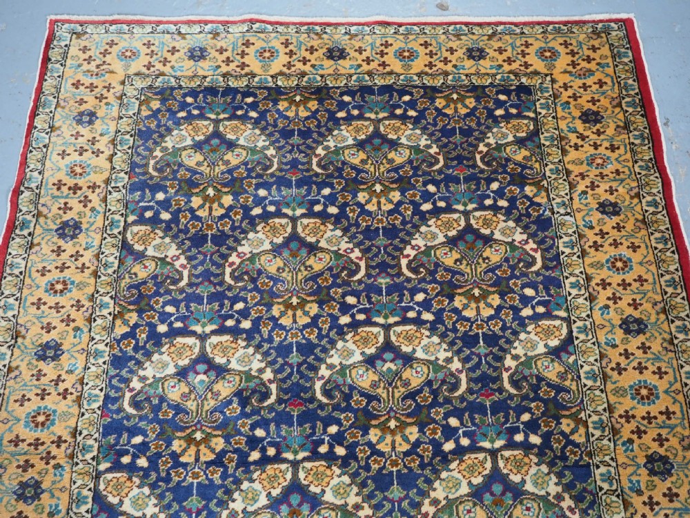 ANTIQUE TURKISH KAYSERI RUG WITH ALL OVER FLORAL DESIGN, CIRCA 1920. View III
