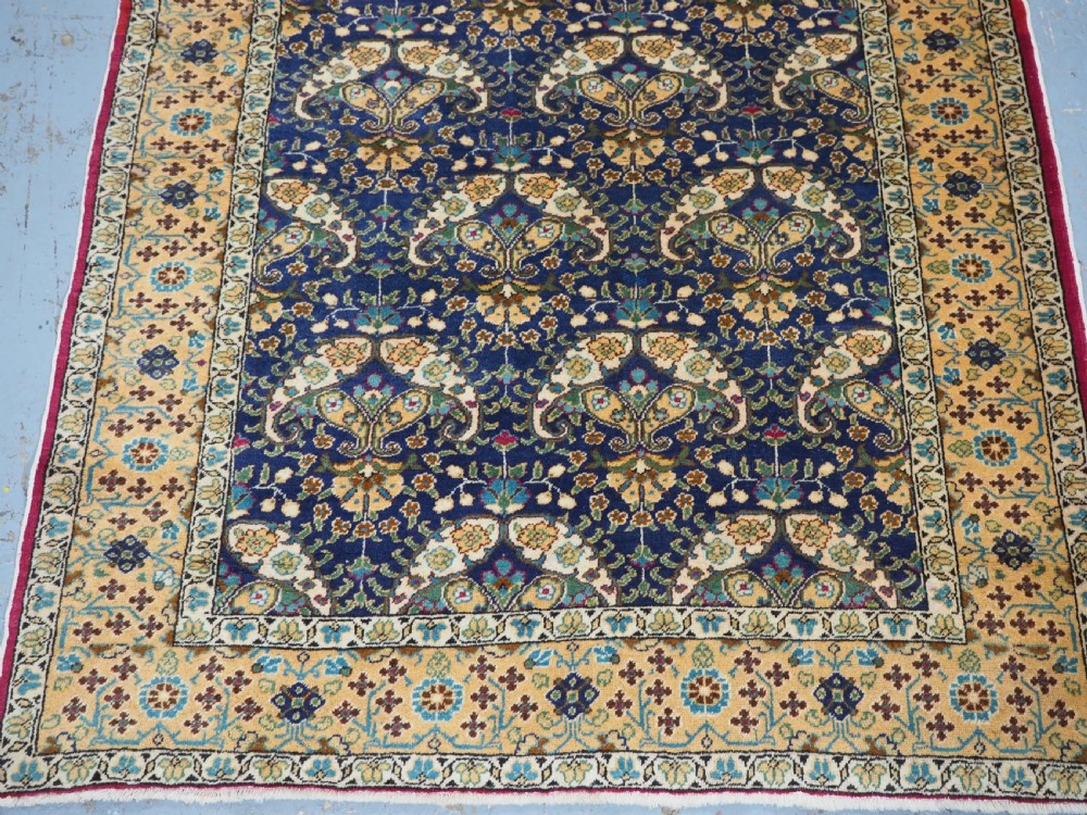 ANTIQUE TURKISH KAYSERI RUG WITH ALL OVER FLORAL DESIGN, CIRCA 1920. View V