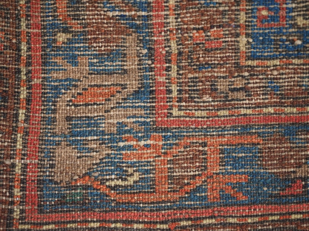 ANTIQUE HAMADAN RUG WITH FLORAL VASE DESIGN, CIRCA 1920. View XII