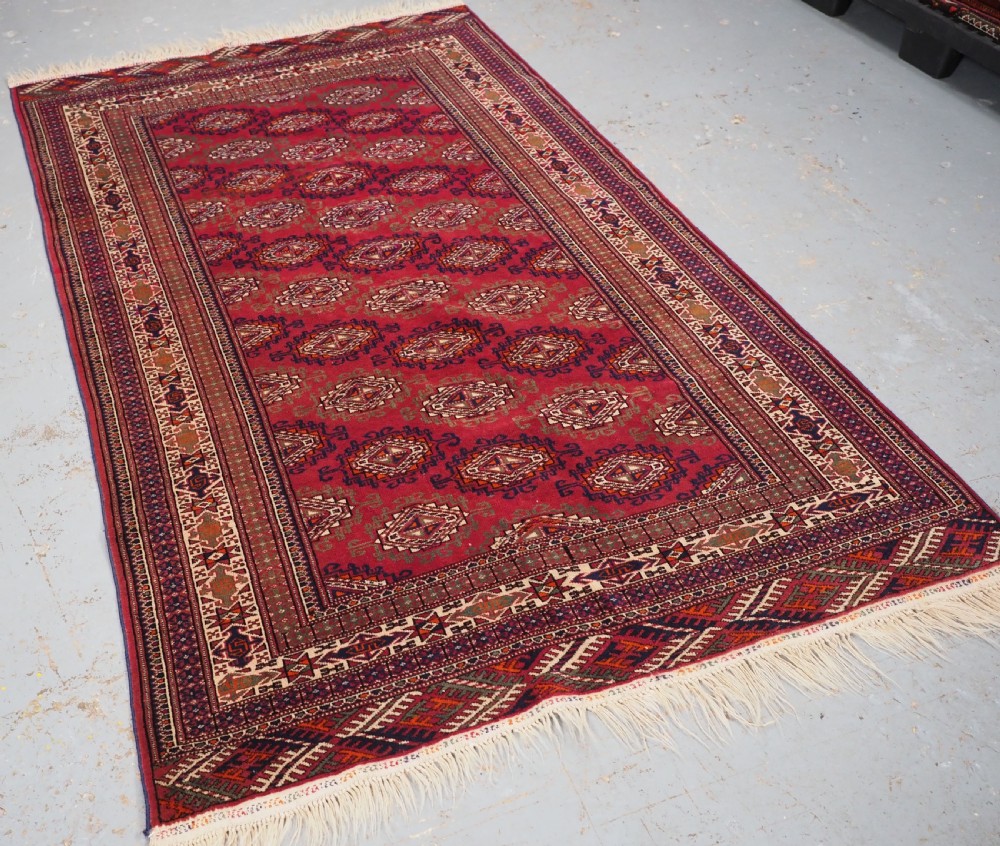 OLD YOMUT TURKMEN RUG OF TRADITIONAL DESIGN, CIRCA 1920/30. View II