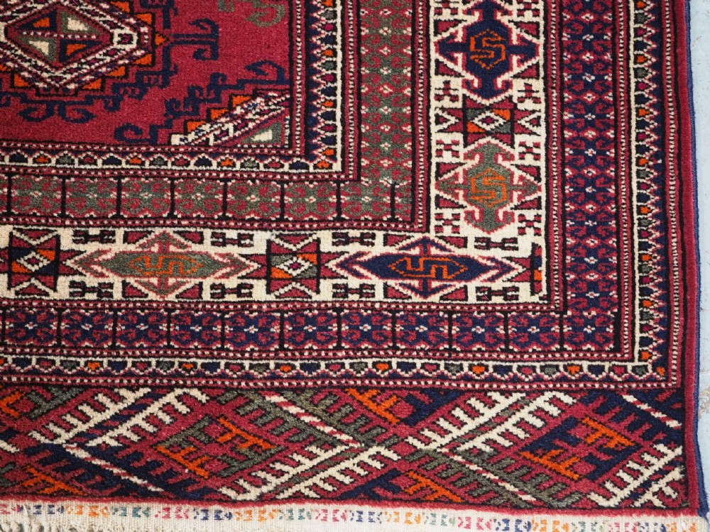 OLD YOMUT TURKMEN RUG OF TRADITIONAL DESIGN, CIRCA 1920/30. View XI