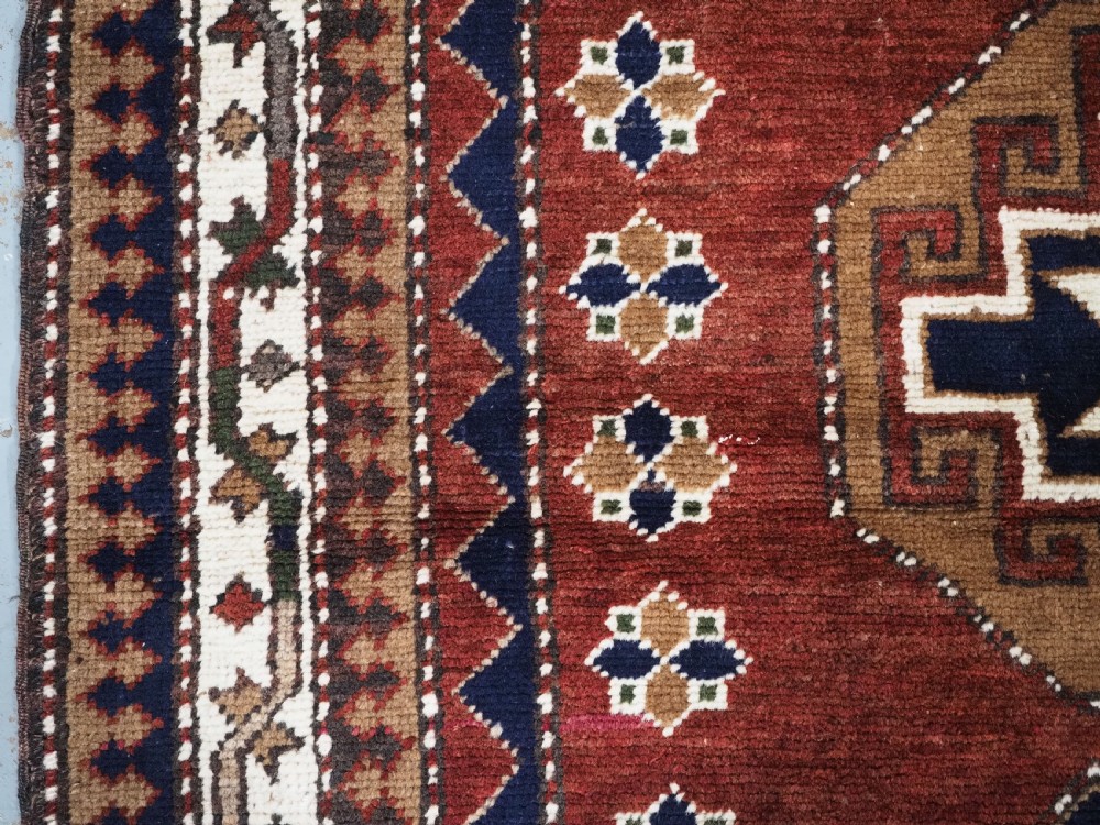OLD TURKISH KAZAK RUG, KARS REGION, OCTAGON MEDALLION DESIGN, CIRCA 1920/30. View VII