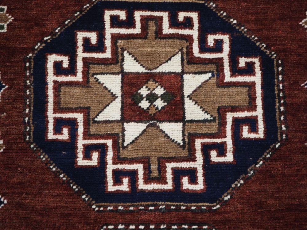 OLD TURKISH KAZAK RUG, KARS REGION, OCTAGON MEDALLION DESIGN, CIRCA 1920/30. View VIII
