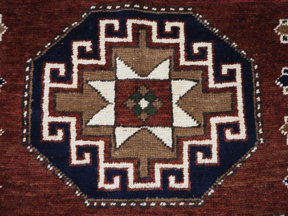 OLD TURKISH KAZAK RUG, KARS REGION, OCTAGON MEDALLION DESIGN, CIRCA 1920/30. View X
