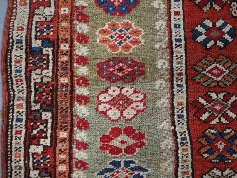 ANTIQUE TURKISH BERGAMA REGION YUNTDAG VILLAGE PRAYER RUG, MID 19TH CENTURY. View VI
