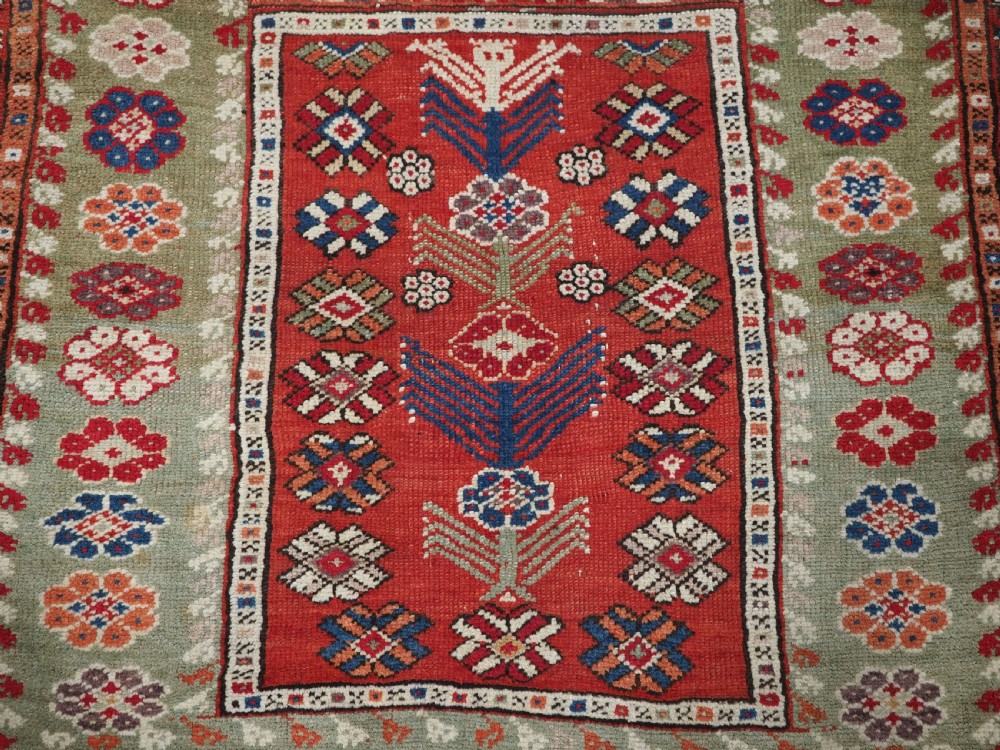 ANTIQUE TURKISH BERGAMA REGION YUNTDAG VILLAGE PRAYER RUG, MID 19TH CENTURY. View IX