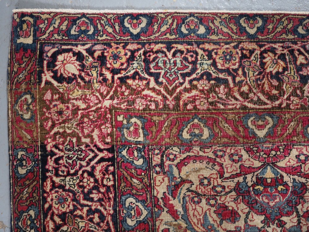 ANTIQUE ISFAHAN RUG, VERY FINE WEAVE AND CLASSIC DESIGN, CIRCA 1900. View VI