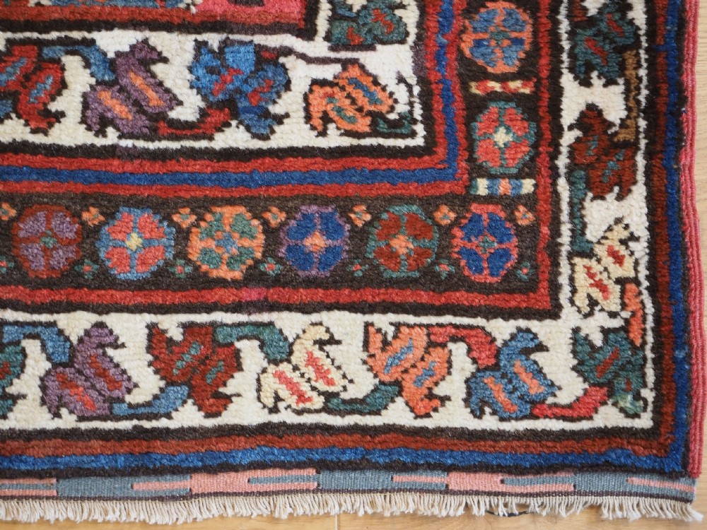 OLD KURDISH RUG WITH DIAGONAL STRIPE DESIGN, SOUTHERN CAUCAUS, CIRCA 1930. View XI