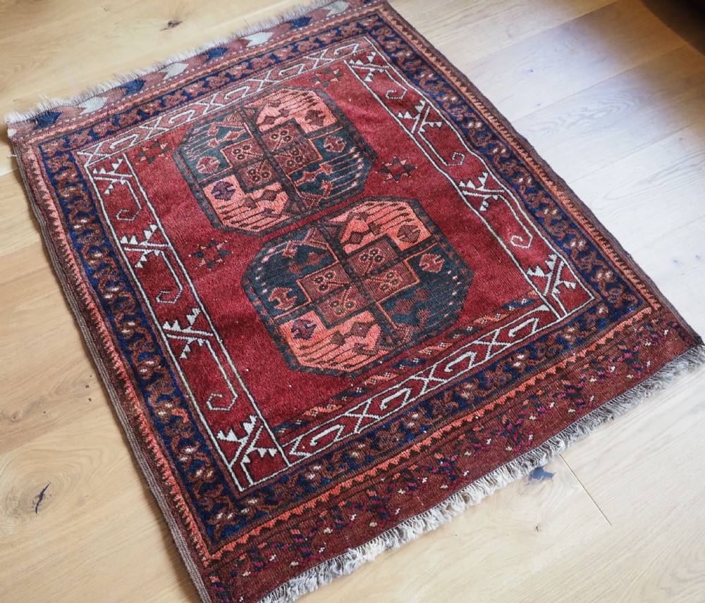 ANTIQUE ERSARI TURKMEN OF SCARCE SMALL SIZE, GREAT COLOUR AND CONDITION, CIRCA 1920. View II