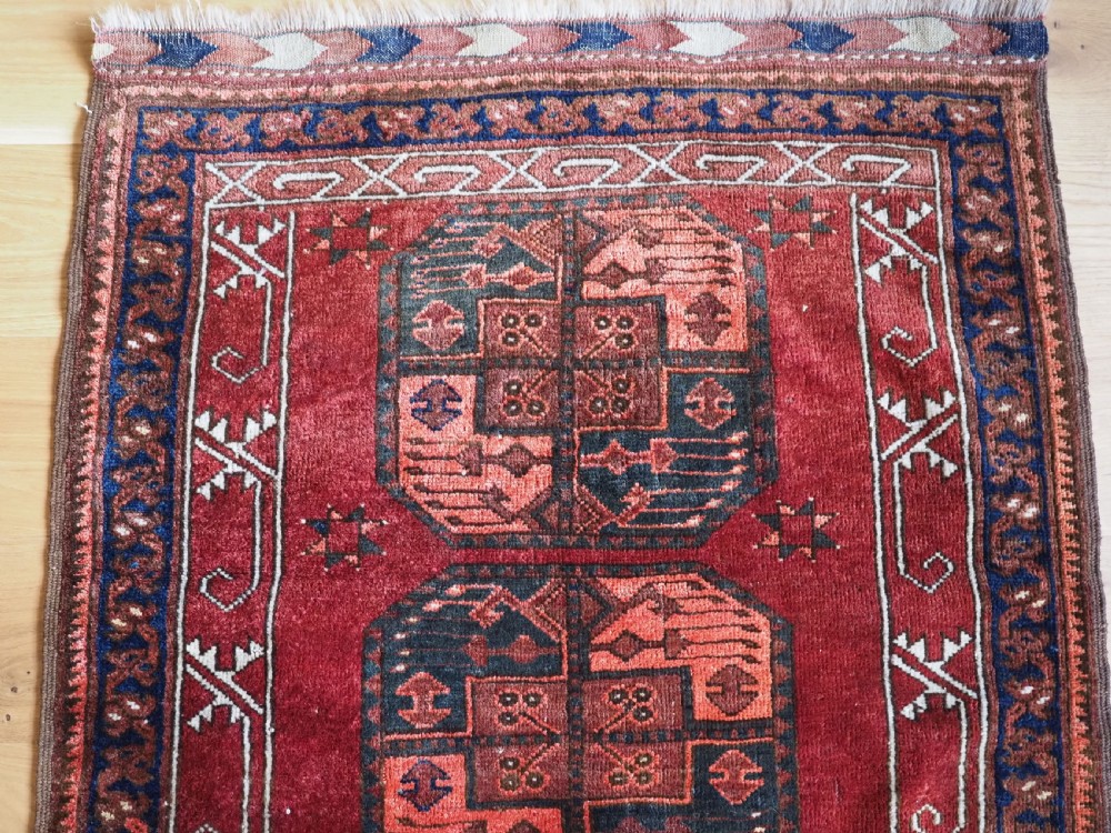 ANTIQUE ERSARI TURKMEN OF SCARCE SMALL SIZE, GREAT COLOUR AND CONDITION, CIRCA 1920. View III