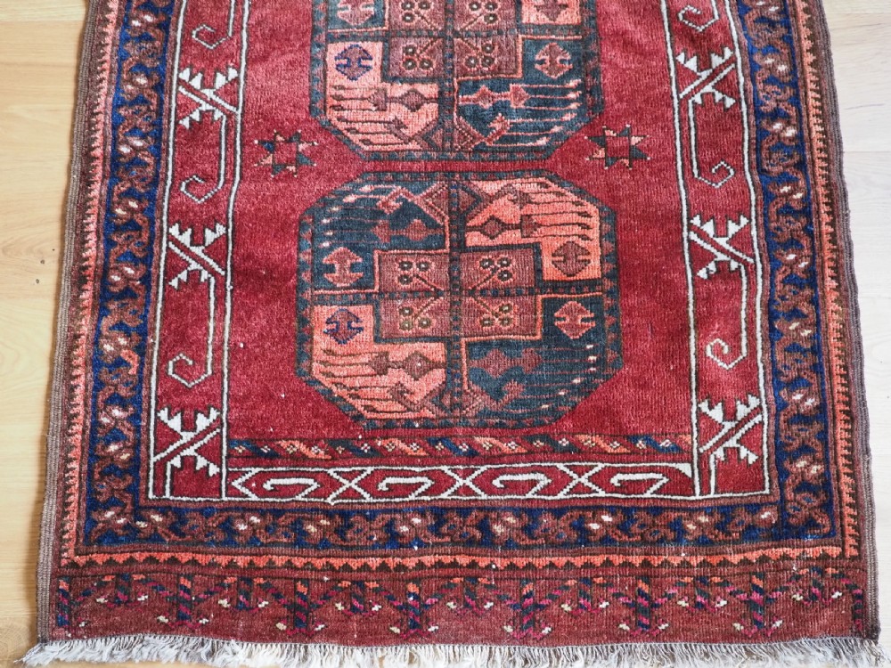 ANTIQUE ERSARI TURKMEN OF SCARCE SMALL SIZE, GREAT COLOUR AND CONDITION, CIRCA 1920. View IV