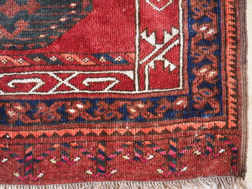 ANTIQUE ERSARI TURKMEN OF SCARCE SMALL SIZE, GREAT COLOUR AND CONDITION, CIRCA 1920. View X