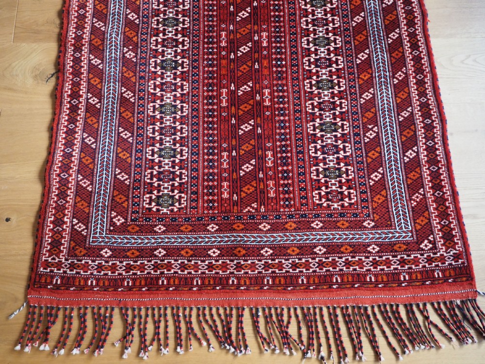 OLD YOMUT TURKMEN SALATCH, CHILDS CRADLE COVER, CIRCA 1930. View V
