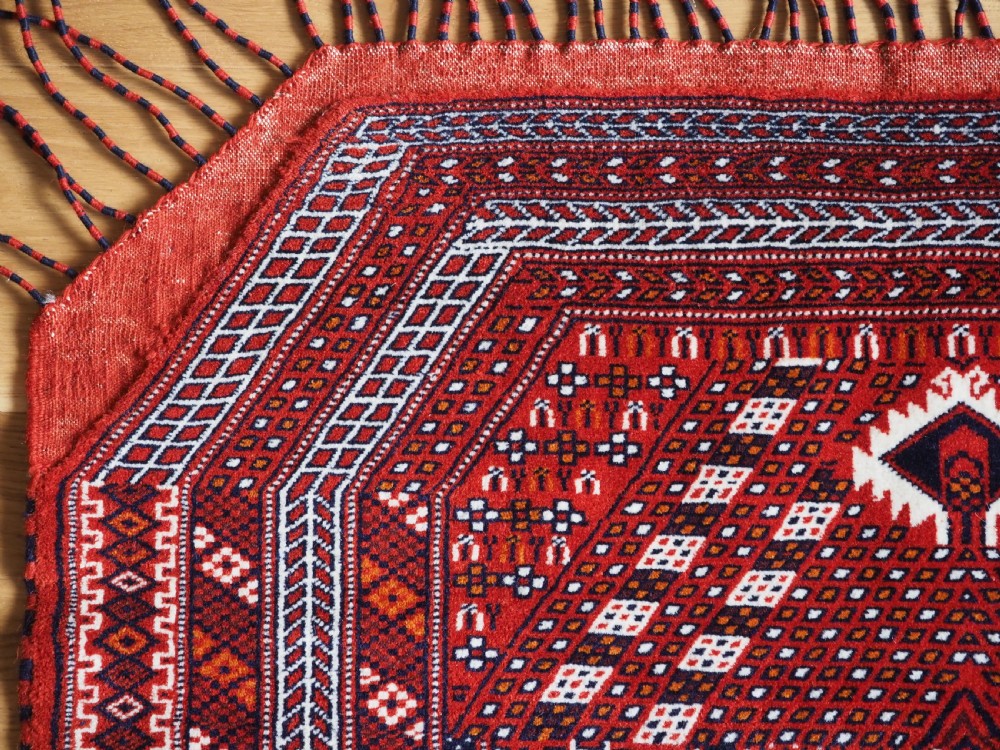 OLD YOMUT TURKMEN SALATCH, CHILDS CRADLE COVER, CIRCA 1930. View VI