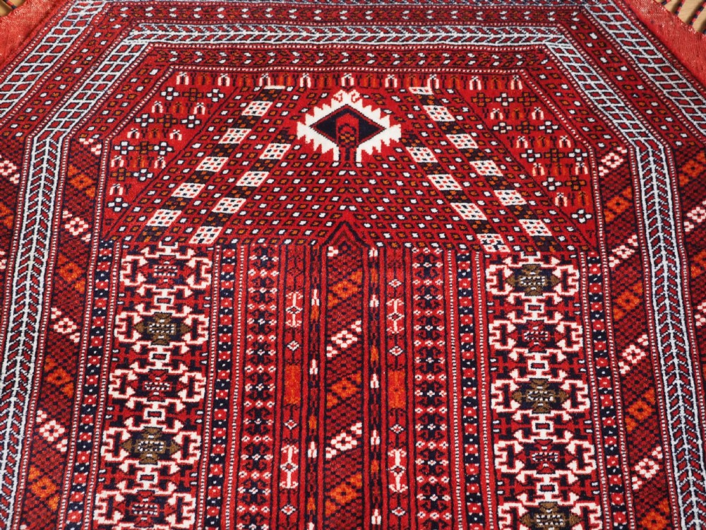 OLD YOMUT TURKMEN SALATCH, CHILDS CRADLE COVER, CIRCA 1930. View IX