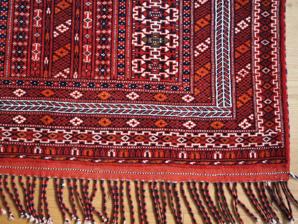 OLD YOMUT TURKMEN SALATCH, CHILDS CRADLE COVER, CIRCA 1930. View XI