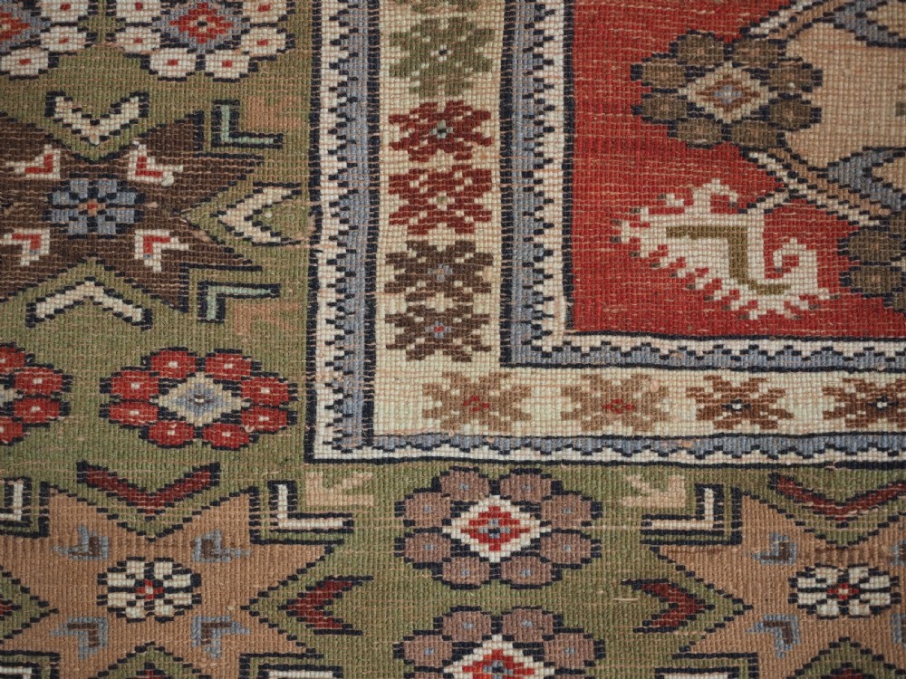 OLD TURKISH MILAS RUG OF SMALL MEDALLION DESIGN, CIRCA 1920/30. View XII