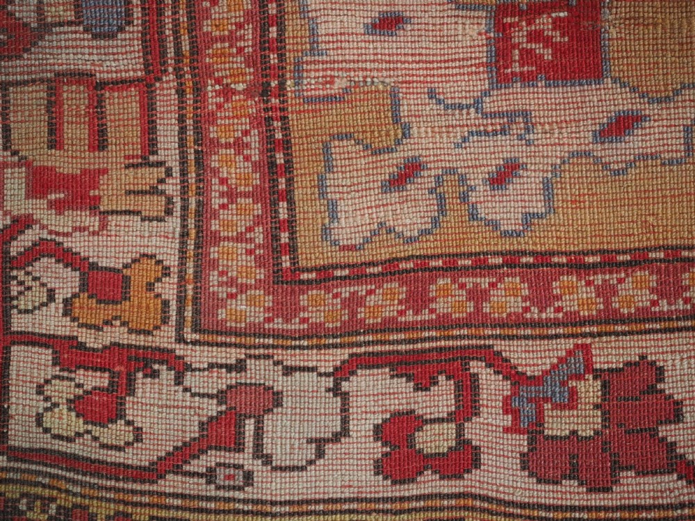 ANTIQUE TURKISH MILAS RUG, LARGE MEDALLION DESIGN, CIRCA 1900. View XII
