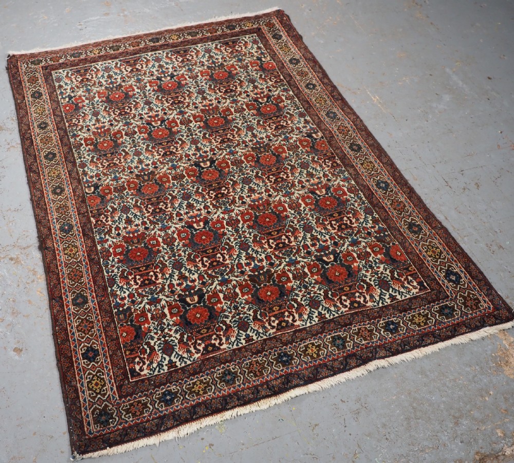 ANTIQUE ABEDEH RUG WITH CLASSIC ZILI SULTAN DESIGN, CIRCA 1920. View II