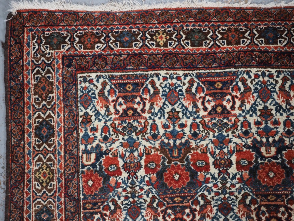 ANTIQUE ABEDEH RUG WITH CLASSIC ZILI SULTAN DESIGN, CIRCA 1920. View VI