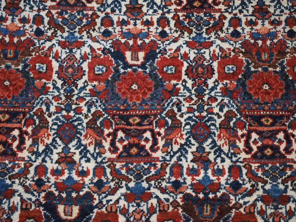 ANTIQUE ABEDEH RUG WITH CLASSIC ZILI SULTAN DESIGN, CIRCA 1920. View X