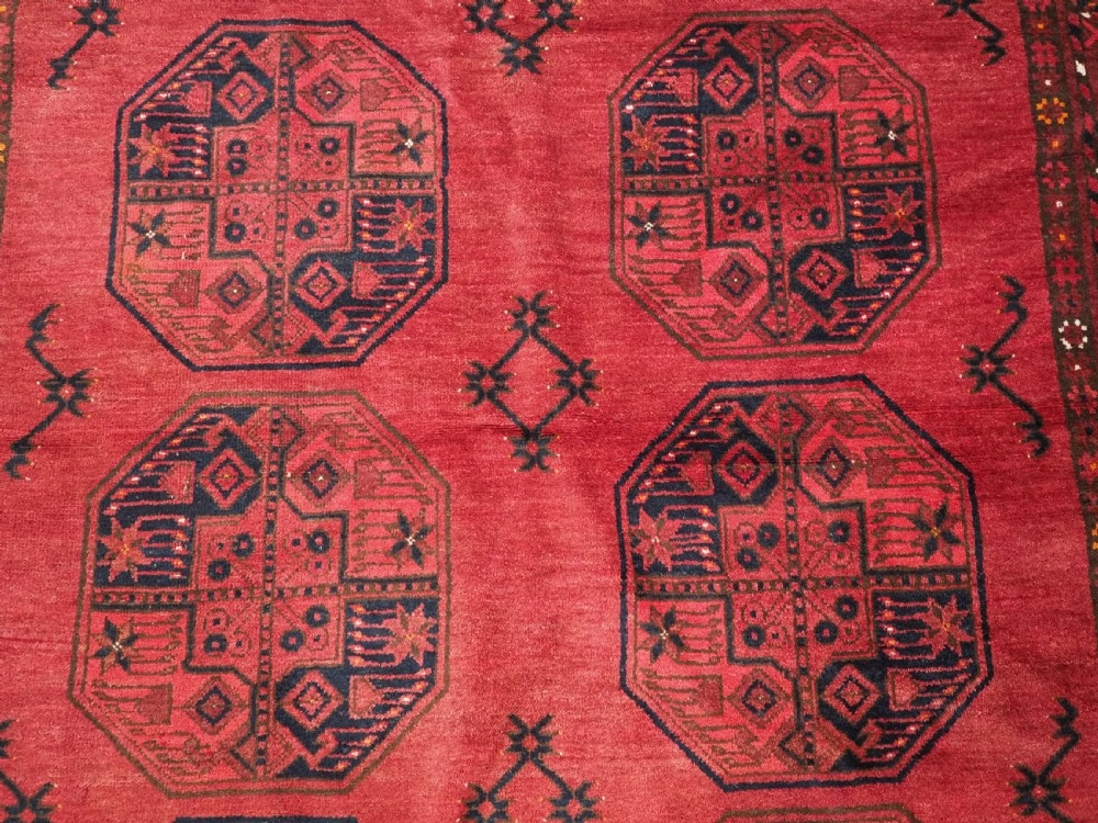 ANTIQUE AFGHAN SULYMAN VILLAGE RUG, EXCELLENT COLOUR, CIRCA 1900/20. View VIII